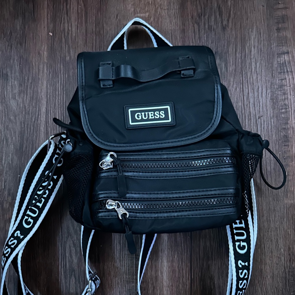 GUESS Black mini Backpack NWOT